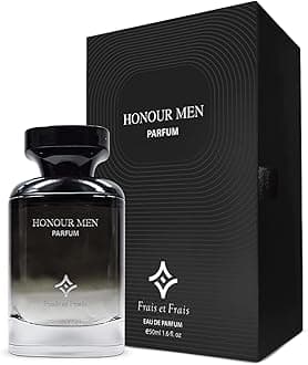 Honour Men Perfume 50ML - Eau de Parfum - Men's Leathery & Musky Fragrance with Bergamot, Leather & Ambroxan