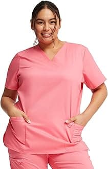 Cherokee Medical Women's Scrub Top V-Neck with 3 Pockets & Soft Fabric WW620
