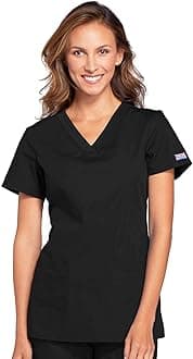 womens V-Neck Top Medical Scrubs (pack of 1)