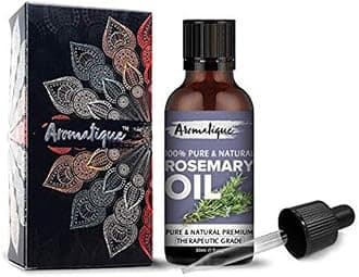 Aromatique Rosemary Essential Oil For Hair Growth,Skin And Body 100% Pure And Natural Therapeutic Grade (30Ml)