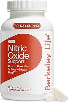 Nitric Oxide Support Supplement - Nitric Oxide Booster for Men & Women - Blood Flow & Circulation with Beet Root Powder to Support Energy, Heart Health & Healthy Blood Pressure- 60 Count