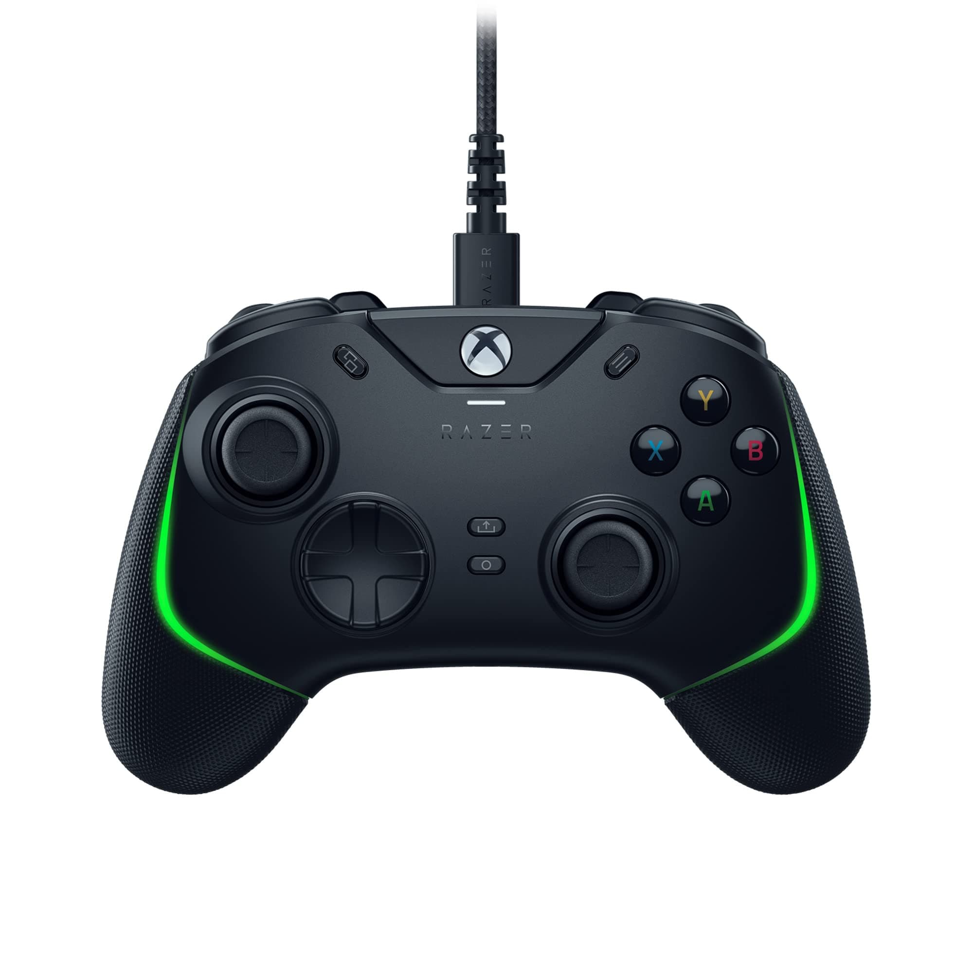 Razer Wolverine V2 Chroma - Fully Customisable Xbox Series X|S Controller with RGB Lighting (6 Multifunction Buttons, Interchangeable Stick Caps, Hair Trigger Mode) Black