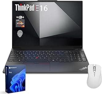 Lenovo ThinkPad E14 Gen 6 Laptop | 14" WUXGA | AMD Ryzen 7 7735U | Fingerprint | Backlit Keyboard | HDMI | Wi-Fi 6 | Windows 11 Pro | Bundle with ADATA 64GB USB Flash Drive (16GB RAM | 1TB SSD)