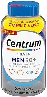 Centrum Silver Men Silver Men 50+ 200 Tablets, Multivitamin 200 Tablets Total