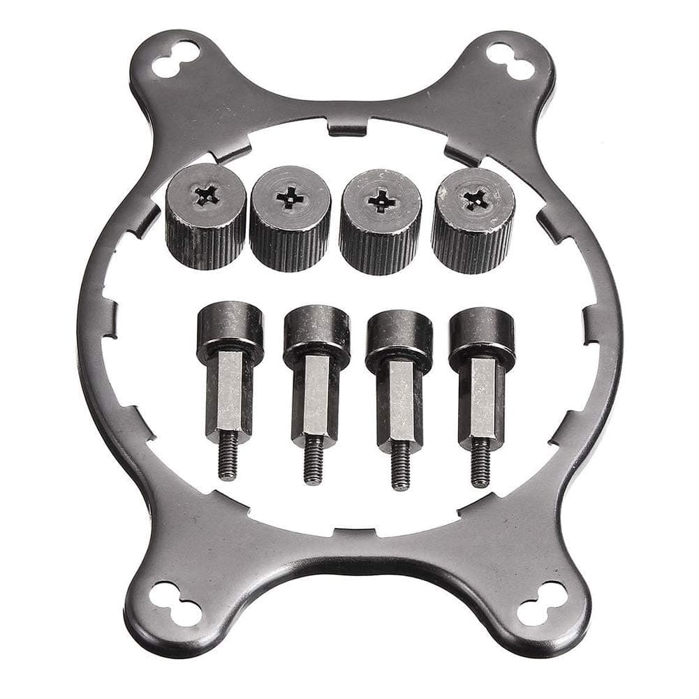 CPU Cooler Fan Bracket Heatsink Holder AM4 Mounting Bracket Kit for Corsair Hydro Series H45 H55 H75 (Black)