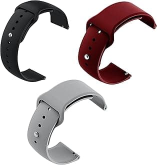 Soft Silicone Strap Replacement Band for Apple || Realme || Boat || Noise || Fireboltt || Amazfit || Samsung || Oneplus Smart Watch Straps