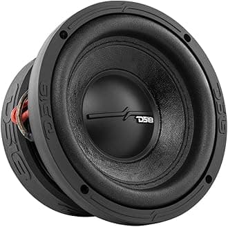 Elite-Z ZR6.2D 6.5" Car Subwoofer 600 Watts Max Power Dual Voice Coil 2-Ohm Easy Mounting - High Performance Bass for Your Vehicle Sound System (1 Speaker)