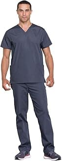 Cherokeewomens Unisex Scrub Top and Scrub Pant Set Medical Scrubs Set