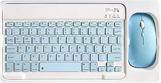 Keyboard and Mouse Wireless Combo 2.4GHz, Compact Cordless Computer Keyboard and Mouse Set, Silent Wireless Keyboard and Mouse, Lag-Free for Computer, Laptop, PC, Windows, Chrome OS