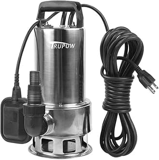 TRUPOW SUBMERSIBLE SUMP WATER PUMP