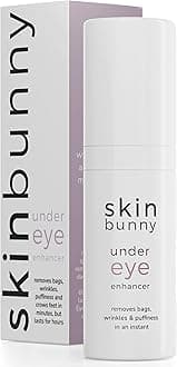 Skinbunny Under Eye Enhancer – NO WHITE RESIDUE Clinically Proven Eye Bags Remover Men + Women – Anti Aging Eye Serum for Wrinkles and Puffiness - Made in UK Seen on TV - 100 Applications
