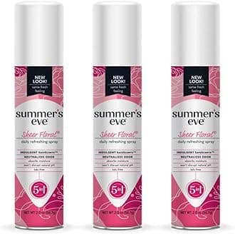 Summers Eve Freshening Spray 2 Ounce Sheer Floral (59ml) (3 Pack)
