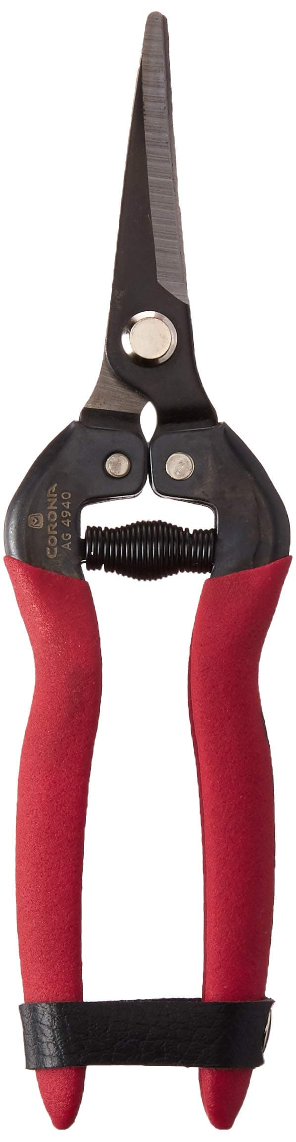 Corona Tools Long Curved Snips – 1.75″ Tempered Steel Precision Garden Shears for Fruit, Herbs, Flowers & Vineyard Use