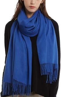 Womens Winter Scarf Cashmere Feel Pashmina Shawl Wraps Soft Warm Blanket Scarves for Women