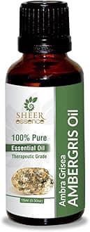 Ambergris Oil 100% Pure Natural Perfumery Fragrance Undiluted Uncut Therapeutic Grade Oil 0.51 Fl.Oz