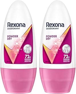 Rexona Powder Dry Underarm Floral Roll On Deodorant For Women|| 50 Ml+Rexona Powder Dry Underarm Roll On Deodorant For Women|| 50 Ml