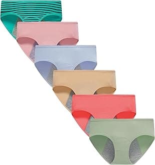 Teens Cotton Briefs Underwear Girls Period Underwear Soft Panties For Teens