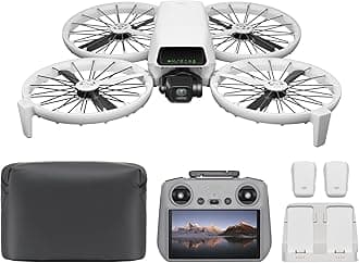 Flip Fly More Combo With RC 2 Screen Remote Controller, Drone With 4K UHD Camera for Adults, Palm Takeoff, Auto Return, Intelligent Flight, 3 Batteries for 93-Min Flight Time