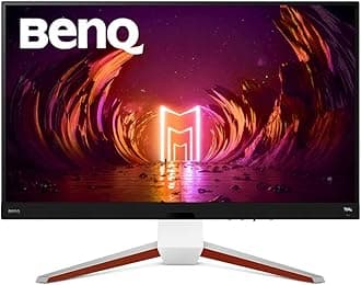 BenQ MOBIUZ EX3210U 32 Inch 4K IPS Gaming Monitor, 144Hz 1ms, HDR600, True 10-bit, HDMI 2.1, 98% P3, 99% Adobe RGB, Gaming Color Optimizer, FreeSync Premium Pro, Built-in Speaker/Mic, Remote Control