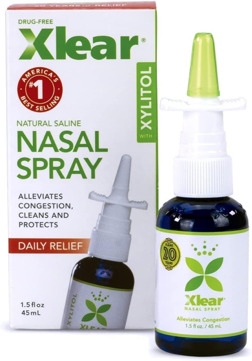 Natural Nasal Spray with Xylitol, 1.5 fl oz (Pack of 1)