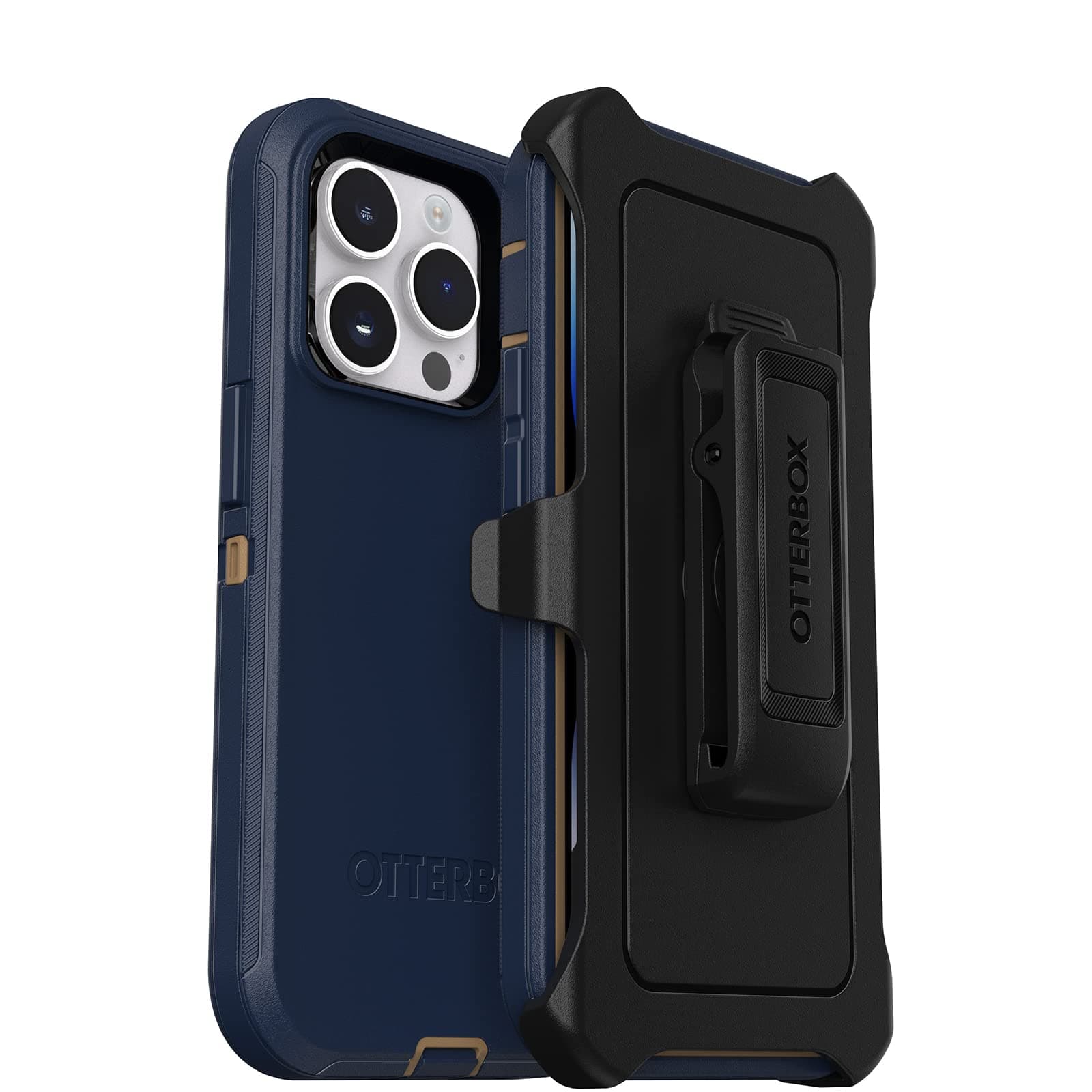 OtterboxDEFENDER SERIES SCREENLESS EDITION for iPhone 14 Pro (ONLY) - BLUE SUEDE SHOES (Blue)