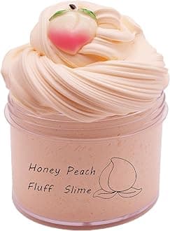 Butter Peach Slime, Scented and Stretchy Clay Sludge Toy, Party Favors, Prize, School Education, Birthday Gifts for Kids Girls Boys (200ml)