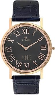 TITANEdge Men’s Designer Watch – Slim, Quartz, Water Resistant