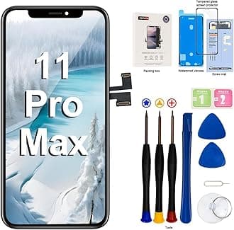 EFAITHFIX for iPhone 11 PRO MAX LCD Screen Replacement Black (6.5'')