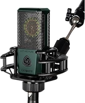 Lewitt LCT 440 Pure - VIDA Limited Edition Single-Pattern 1" XLR Unidirectional Large Diaphragm Professional Studio Condenser Microphone for Vocals and Instruments