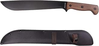 Machete for Cutting Trees Heavy Duty with Sheath for Yard Work Controlled Chopping, Cutting, Gardening, Camping and Bushcraft