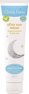 Childs Farm | Kids And Baby After Sun Cream 100 Ml With Organic Coconut | Soothing & Moisturising | Suitable Sensitive Skin