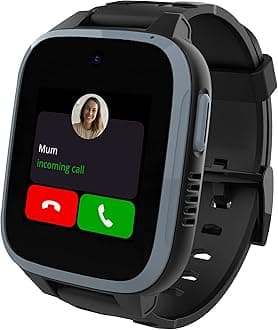 XPLORA XGO 3 - Watch Phone for children 4G - Calls, Messages, Kids School Mode, SOS function, GPS Location, Camera and Pedometer - Includes 2 Year Warranty (BLACK)