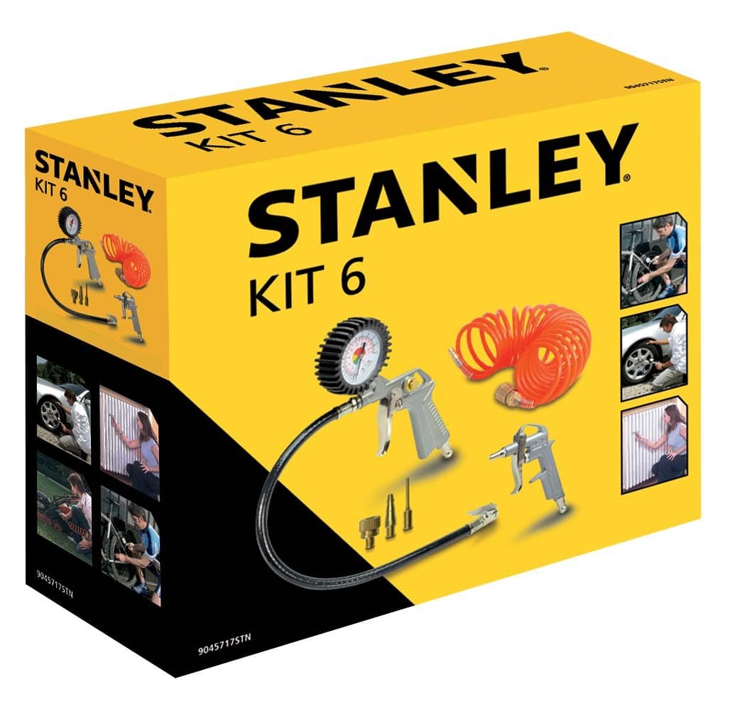 Stanley Air Tool Kit, 6 Piece for use with stanley compressors