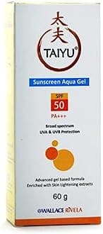 Taiyu Sunscreen Aqua gel With SPF 50+ | UVA/UVB Protection | For All Skin | 60 Gm