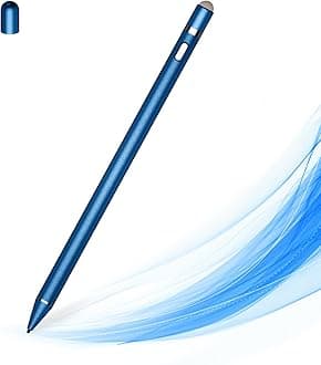 Active Stylus Pen for Touch Screens, Dual Pen Tips for Drawing &Writing,High Precise Universal Digital Pencil for A-pple i-Pad, i-Phone 17/16/15/14/13/12,Tablet/Smartphone/Sam-sung/K-indle - Dark Blue
