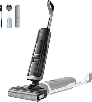 dreame H14 Cordless Vacuum Mop, 180° Lie-Flat Wet Dry Vacuum cleaner, 140°F Brush Washing, Fast Hot Air Drying in 5Mins, Smart Hard Floor Cleaner Machine with Powerful Suction, Great for Sticky Messes