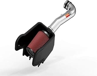 K&N Cold Air Intake System: High-Flow Air Filter, Increase Performance & Towing: Compatible with 2018-2025 JEEP, Gladiator, Wrangler, Wrangler JL, 77-1576KP