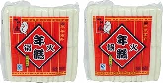 Honor Natural Rice Cake Stick 450g (Tteokbokki Topokki, Chinese, Korean) No Preservative (Pack of 2)