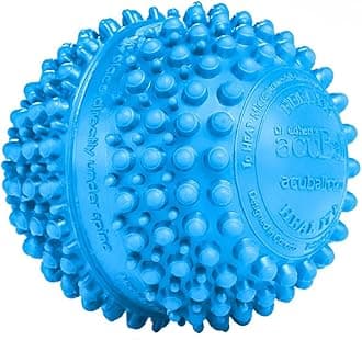Heatable Deep Tissue Massage Ball - acuBall Trigger Point Massage Therapy for Myofascial and Stress Release and Exercise - Effective Back Massager Ball for Targeted Pain Relief
