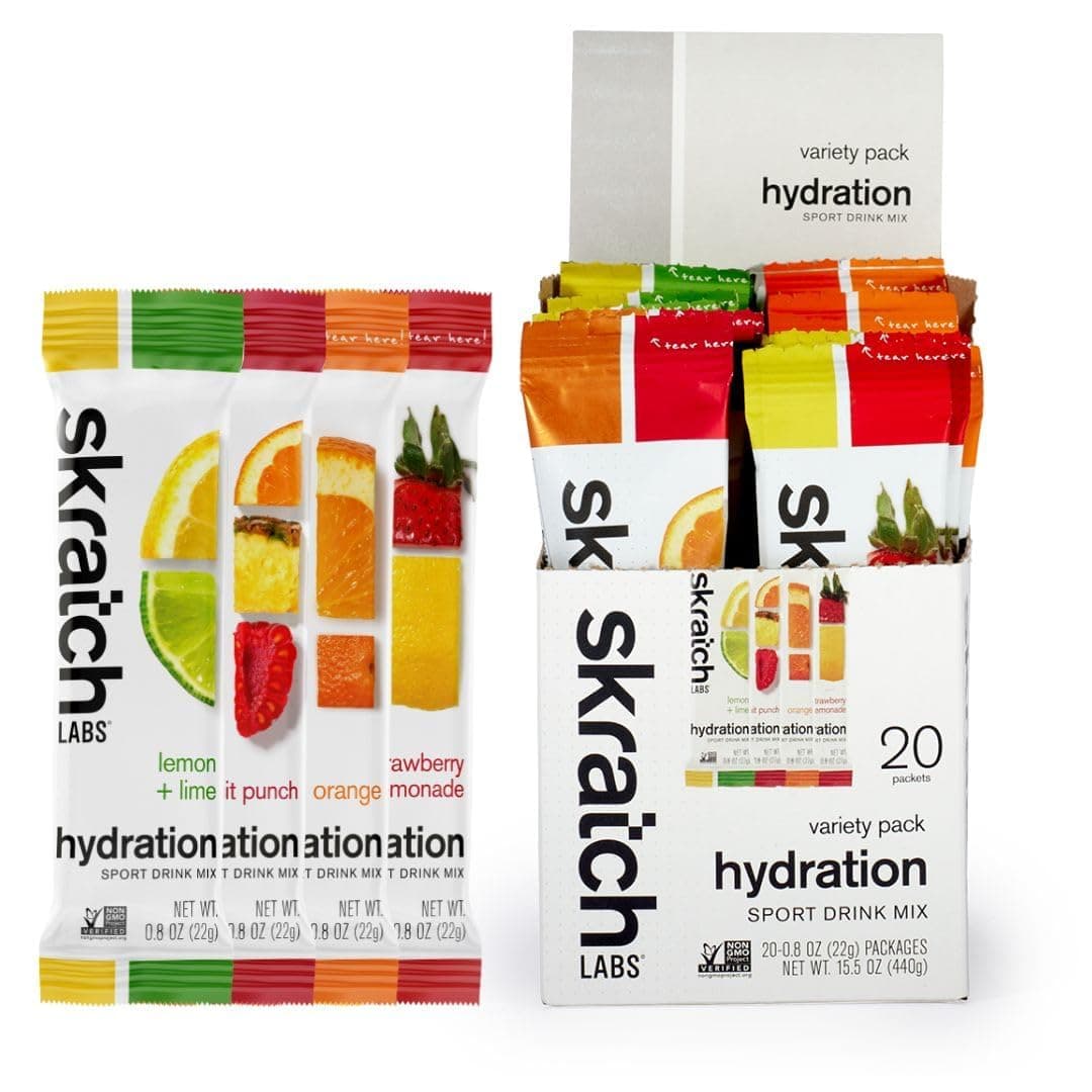 Hydration Packets - Hydration Drink Mix, Variety Pack (20 Single Serving Packets) - Electrolyte Powder Developed for Athletes and Sports Performance, Gluten Free, Vegan, Kosher