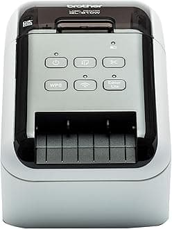Brother QL810Wc High Speed Desktop Label Printer | USB 2.0| Address Labelling | Wide Format 4 Inch Labels | UK Plug