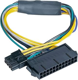 Main Power 24 pin to 8 pin ATX Power Supply Adapter Cable for DELL Optiplex 3020 7020 9020 Precision T1700
