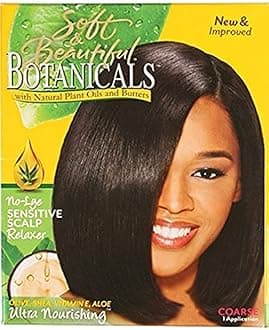 Soft & Beautiful Botanicals No-Lye Sensitive Scalp Relaxer Coarse 1 application