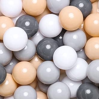 GOGOSO Ball Pits Balls for Toddlers Pack of 50 100 200 Plastics Shape Ball Non-Phthalate Non-BPA Non-Toxic 2.2-Inch Crush Proof Play Balls
