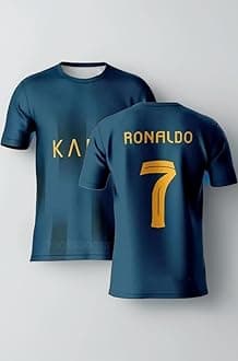 Ronaldo Jersey for Boys and Mens 2025/26 (CR7 Fans Jersey Special Version)(9-10Years,Multicolor-11)