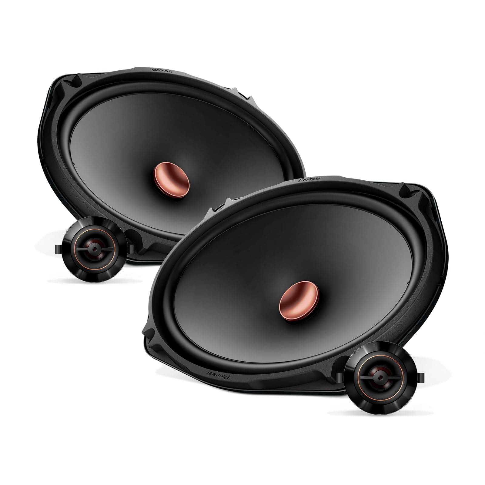 TS-D69C, 2-Way Car Audio Speakers, Full Range, Clear Sound Quality, Easy Installation and Enhanced Bass Response, 6 x 9” Speakers, Black