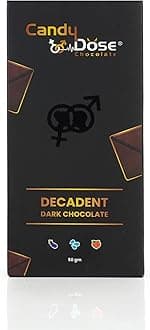 Candy Dose Chocolate Chocolate for Man&women Dark Chocolate For Uplifting Mood (50 Gram) (3pack) Luxurious Flavour Chocolate Ideal For Men & Women, Vegetarian And Gluten-Free Delights