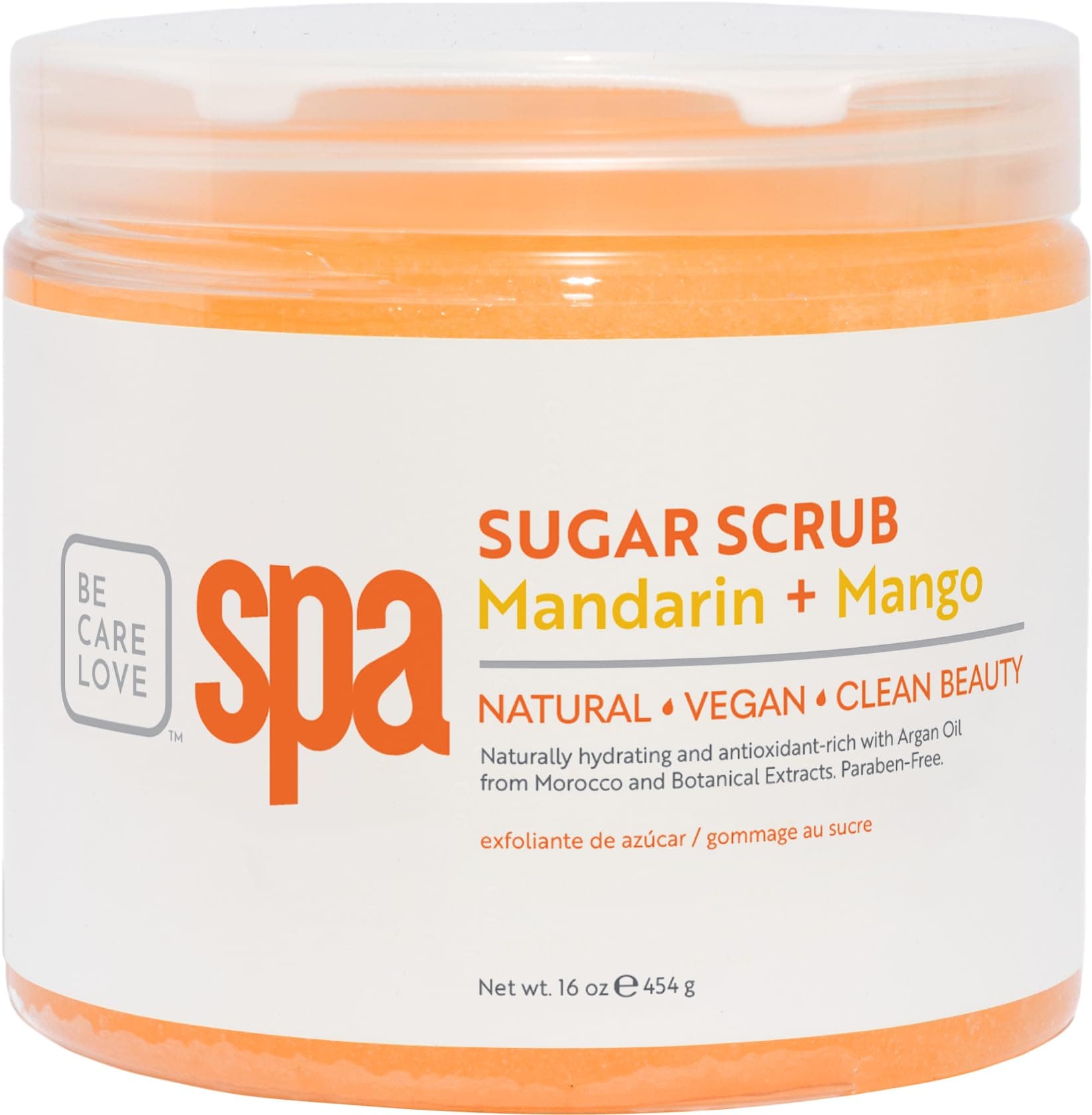 BCL Spa Mandarin and Mango Sugar Scrub, 16 Ounce