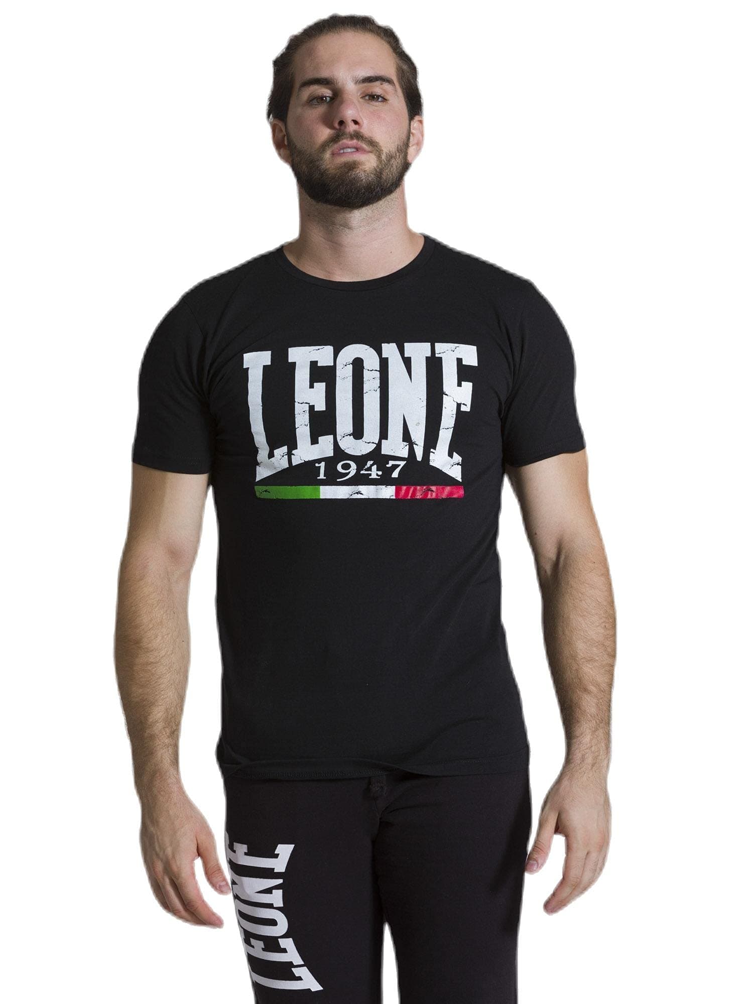 Leone - Man Tshirt S/S - Black (9), XXL