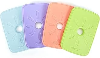 TOURIT Ice Packs for Lunch Boxes/Bags and Coolers, Lunch Box Cooler Ice Packs Reusable, Slim and Long Lasting Cool Pack for Work, Picnic or Camping